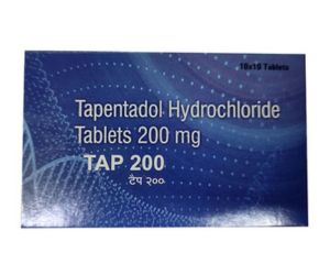 Blister pack of Tapentadol 100mg tablets for pain relief