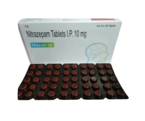 Nitrazepam 10mg tablets used for treating insomnia and anxiety