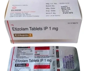 Etizolam 1mg blister pack available for purchase in the UK