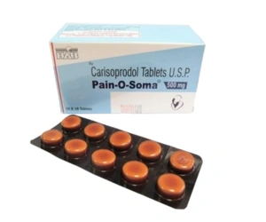 Pain O Soma 350 mg is a prescription muscle relaxant for acute muscle pain and spasms
