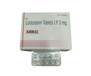Lorazepam 3mg used for anxiety treatment
